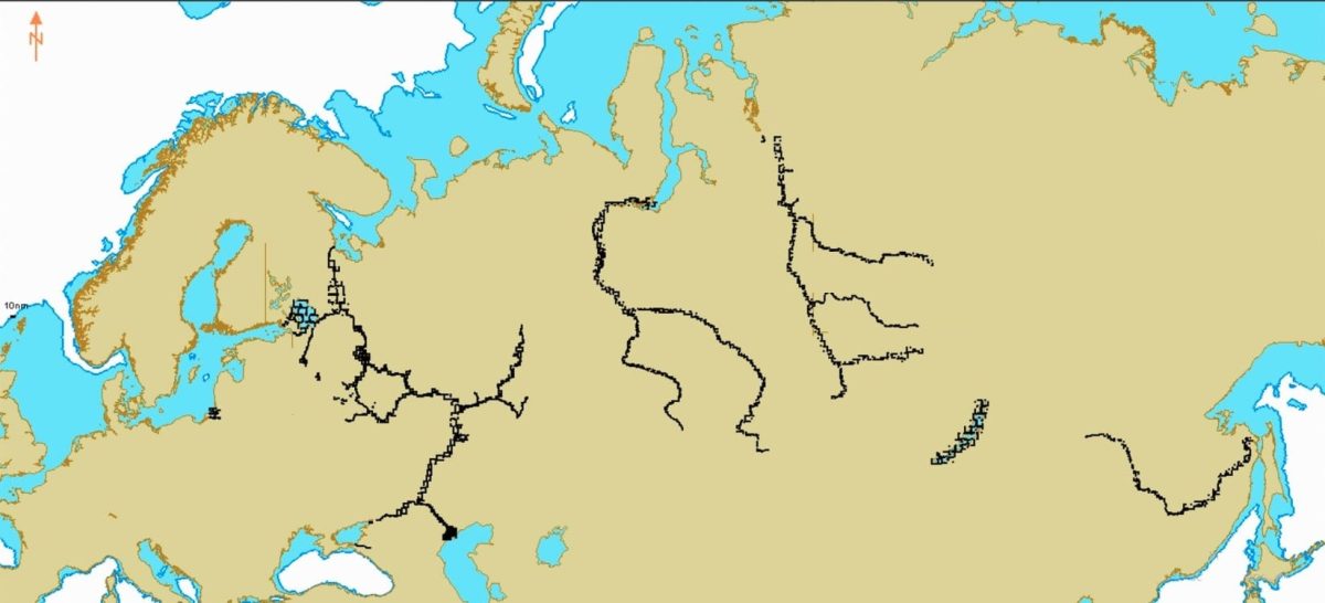 Чебоксарское водохранилище карта россии